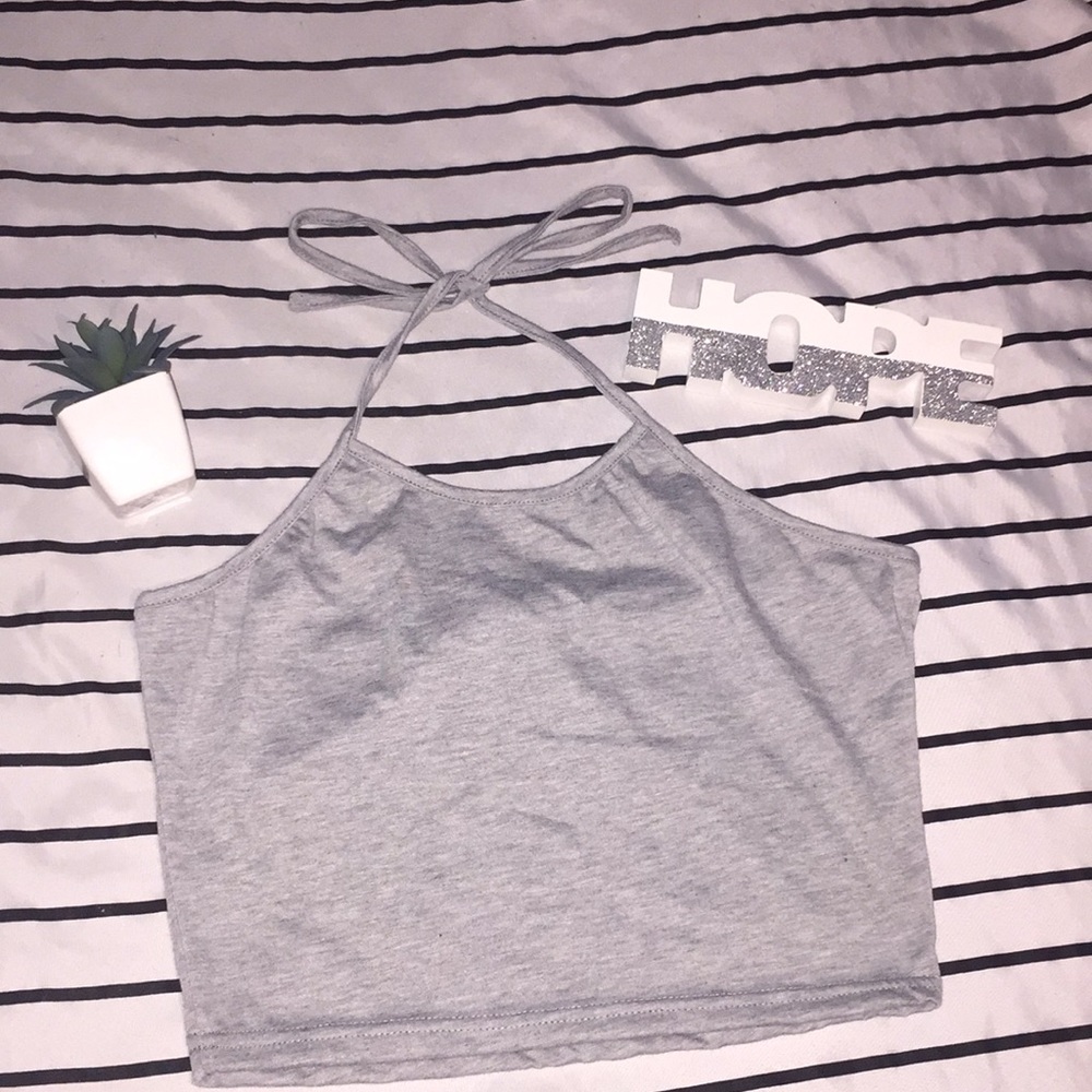 ▫️gray crop top
